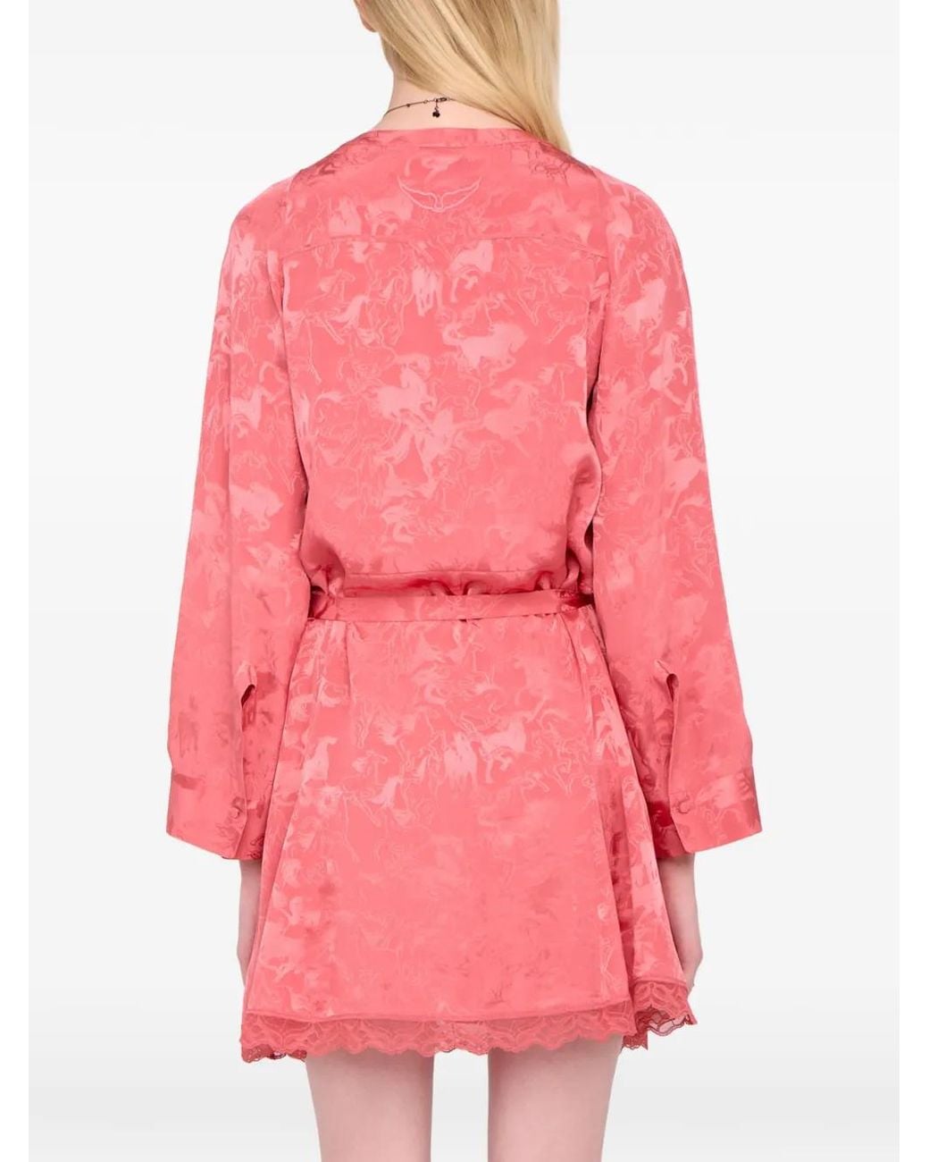 Zadig & Voltaire Pink "Ramasco" Dress