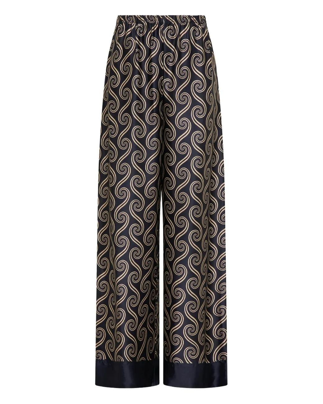 Faithfull The Brand Blue Jensen Pattern Trousers