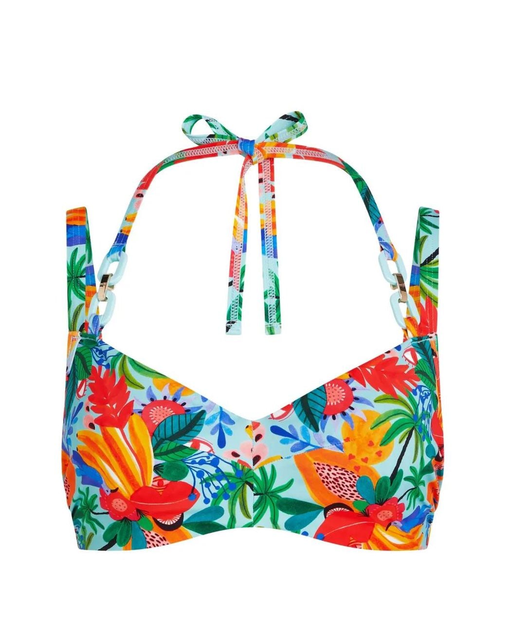Marlies Dekkers Blue Paradisa Bikini Top