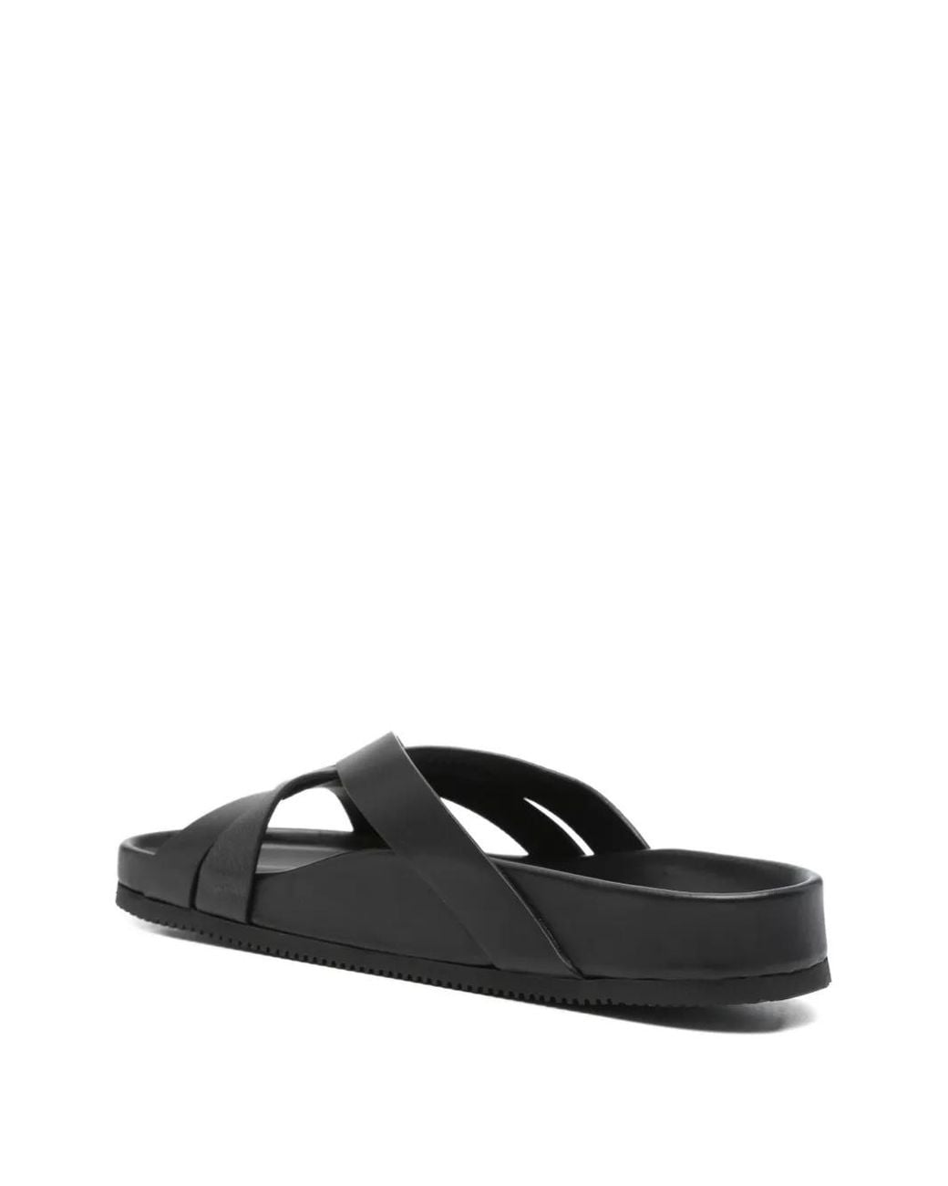 Tom Ford Black Sandales En Cuir for men