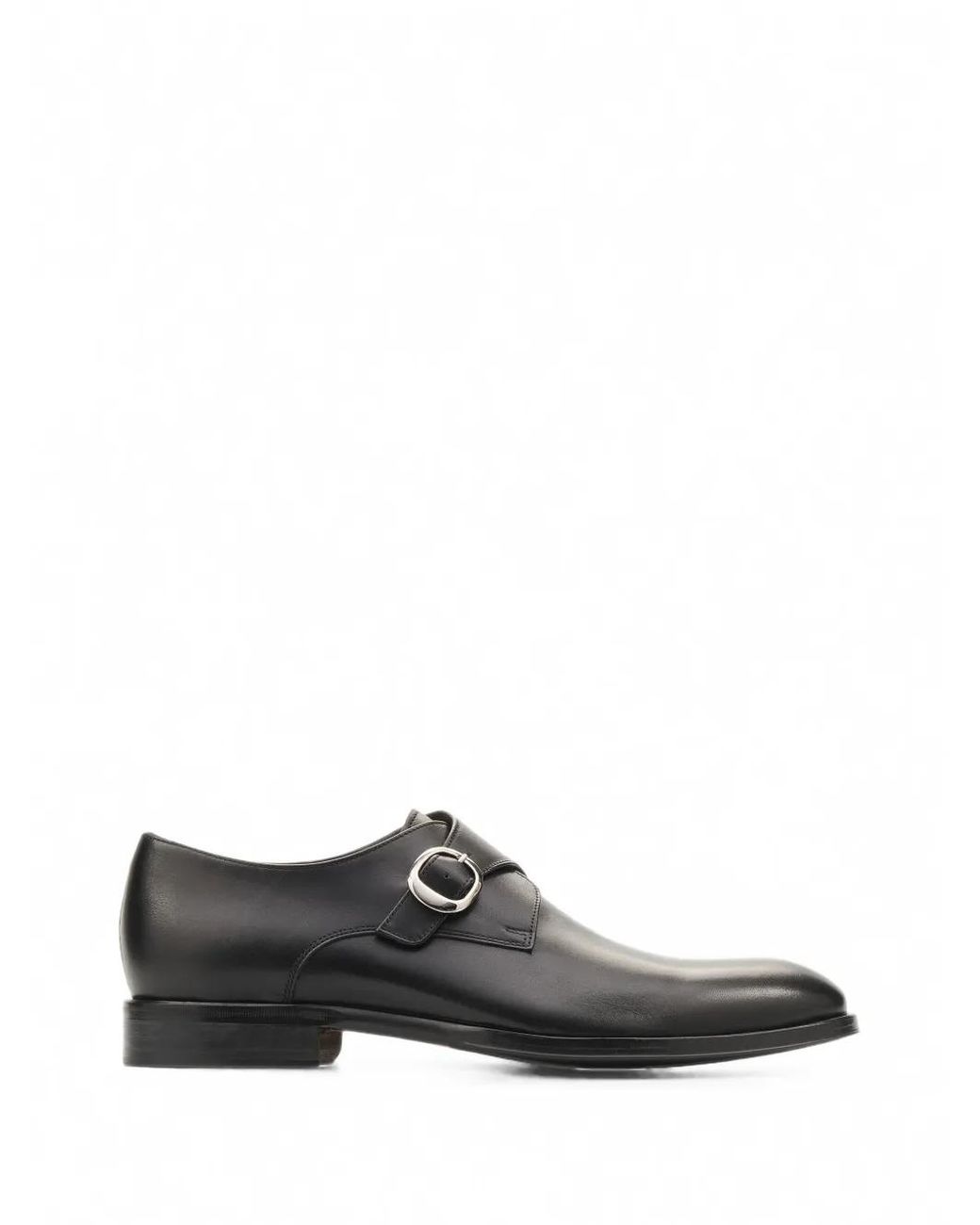 Lottusse White Lenox Buckle Monk Shoes for men