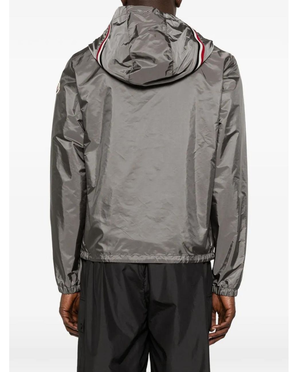 Moncler Gray Grimpeurs Hooded Windbreaker for men