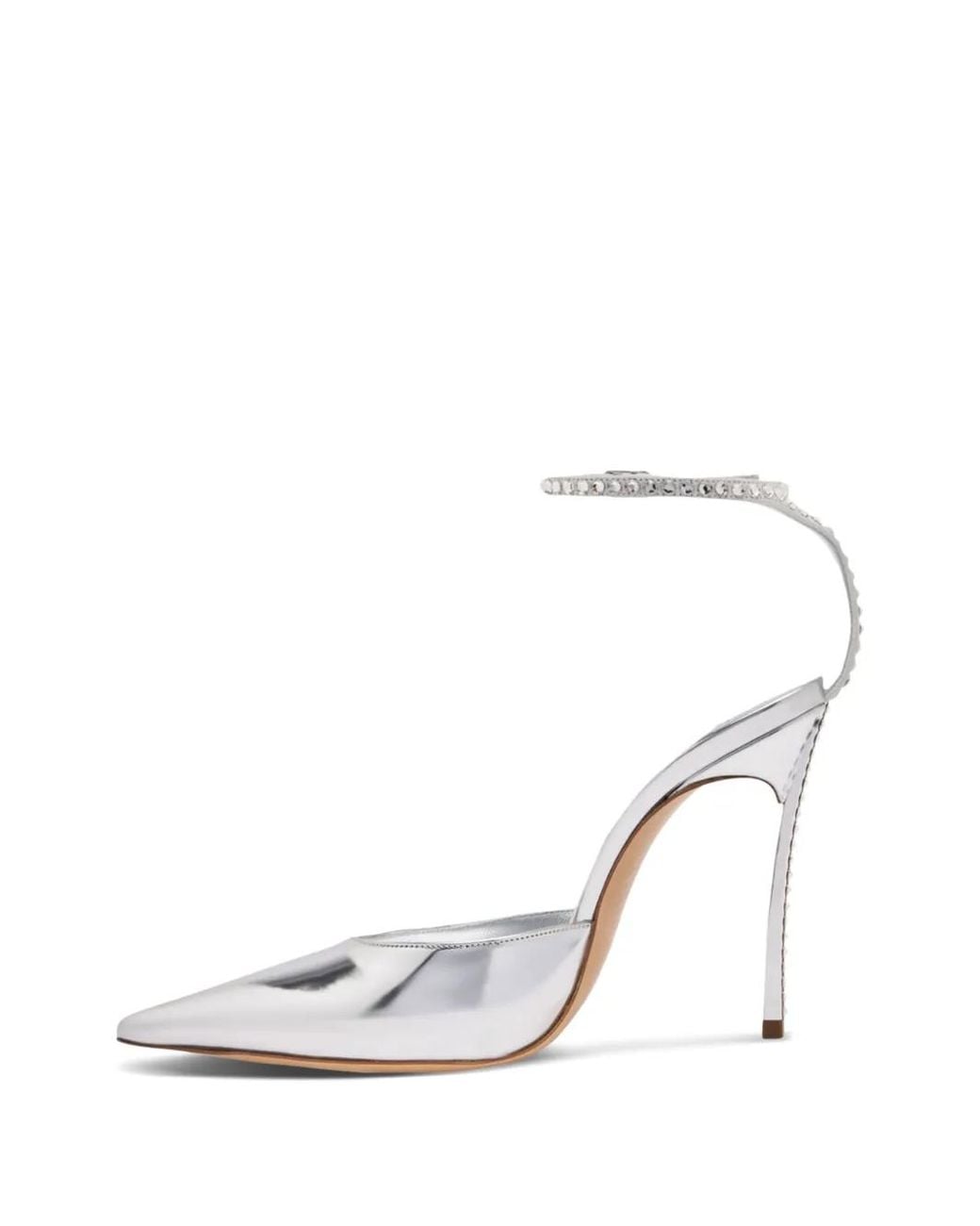 Casadei White 100Mm Alice Pumps