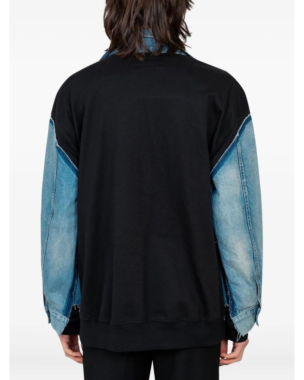 Junya Watanabe Blue Denim Panelled Jacket for men
