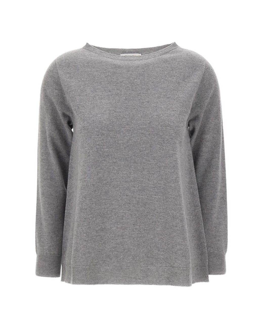 Kangra Gray Crew-Neck Long-Sleeve Sweater