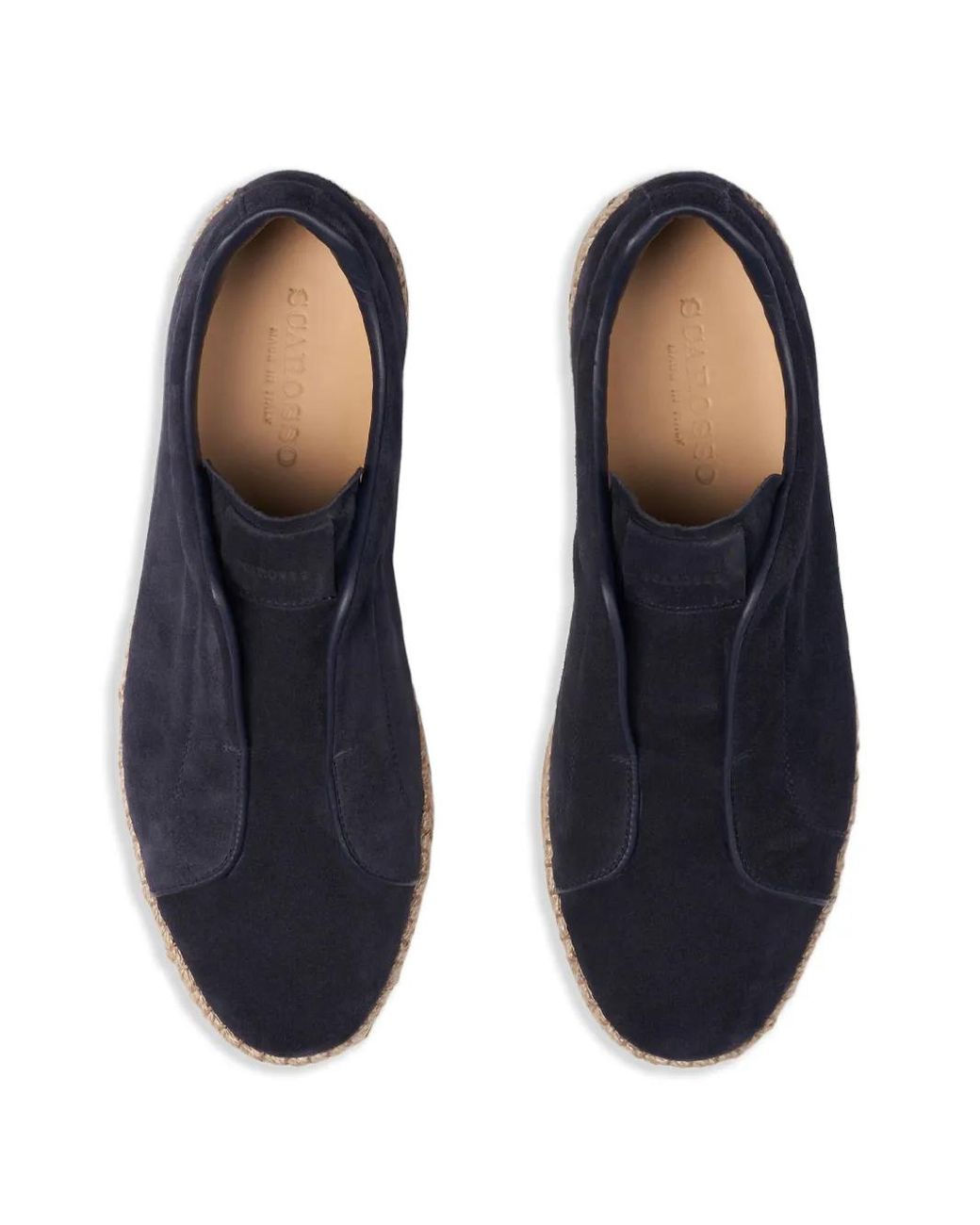 Scarosso Blue Suede Espadrilles for men