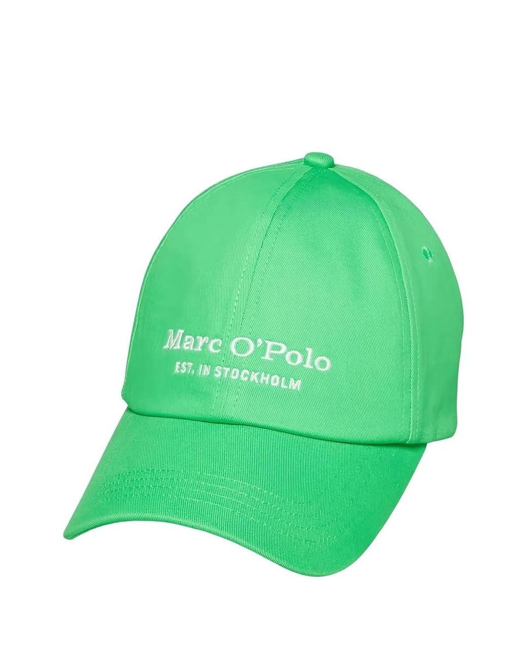 Marc O' Polo Green Logo-Embroidered Cap