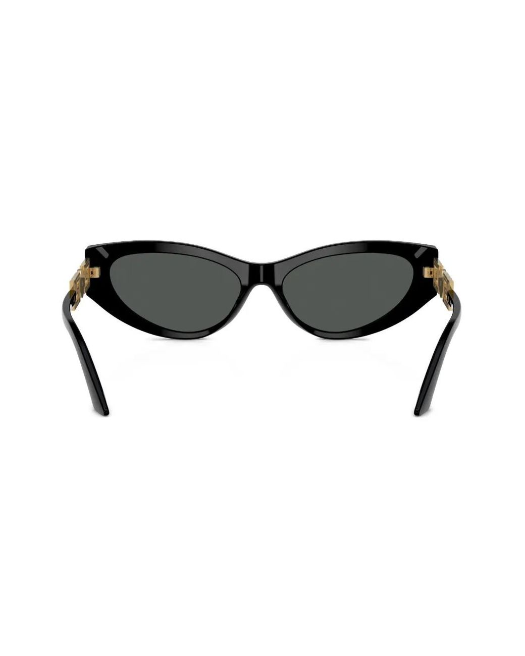 Versace Black Medusa Head Cat-Eye Sunglasses