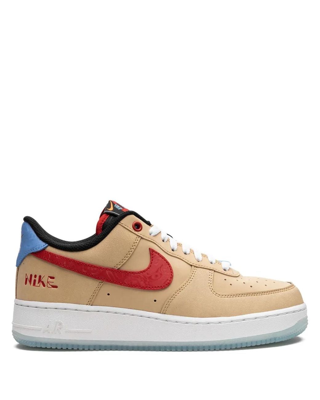 Nike Brown Air Force 1 Low '07 Lv8 "Satellite Sesame" Sneakers