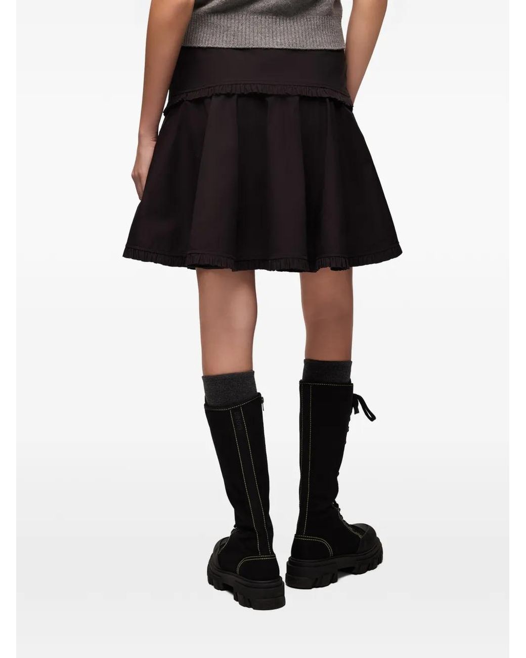 Ganni Black Skirt