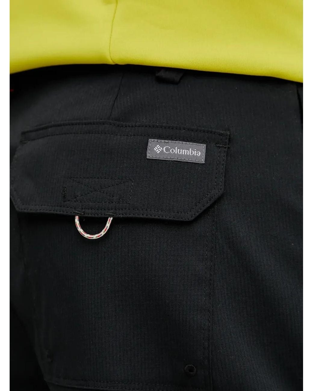 Columbia Black Buttoned Pocket Shorts for men