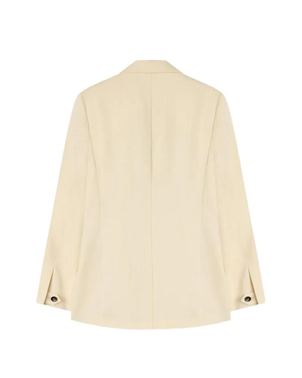 RETORI Natural Double-Breasted Linen Blazer