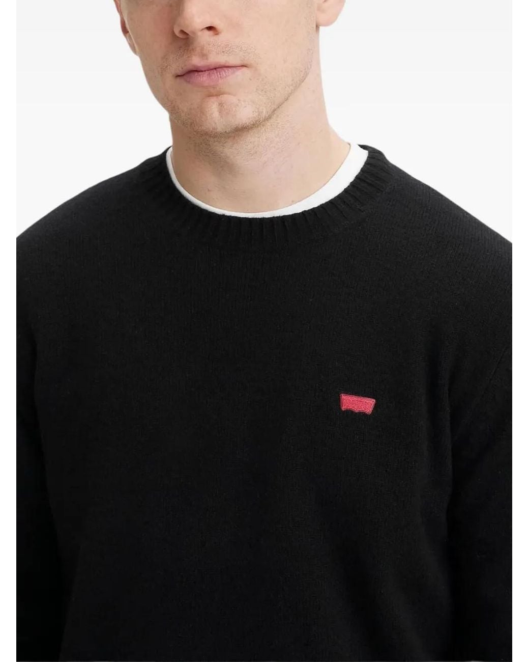 Pull À Patch Logo Levi's pour homme en coloris Black