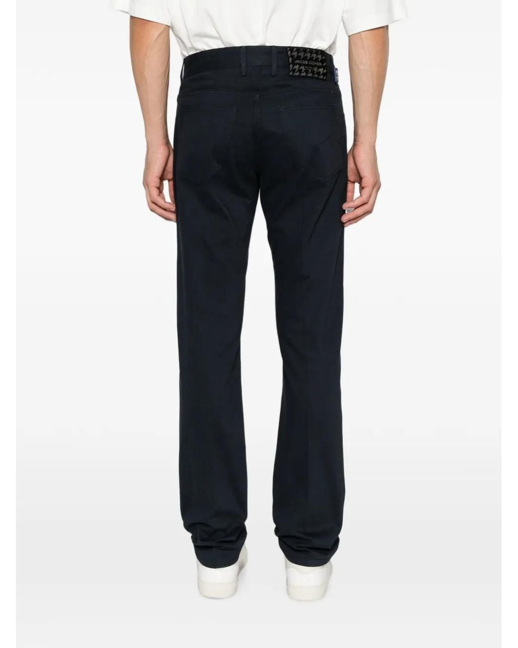 Jacob Cohen Blue Bard Slim-Fit Trousers for men