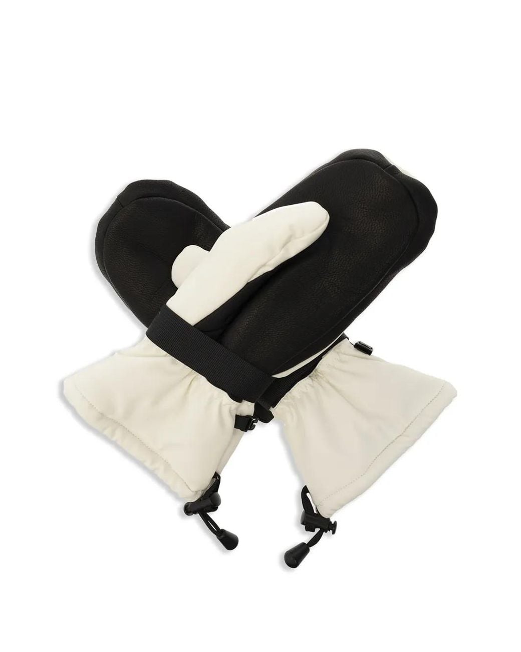 Perfect Moment White Logo-Print Touch-Strap Gloves