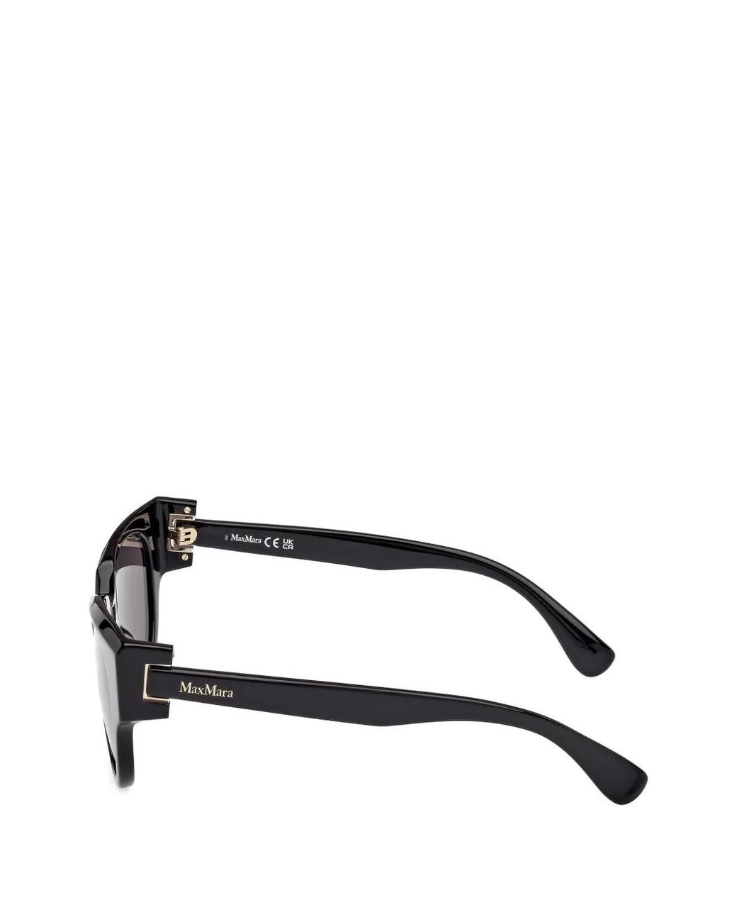 Max Mara Eyewear Gray Geometric-Frame Sunglasses