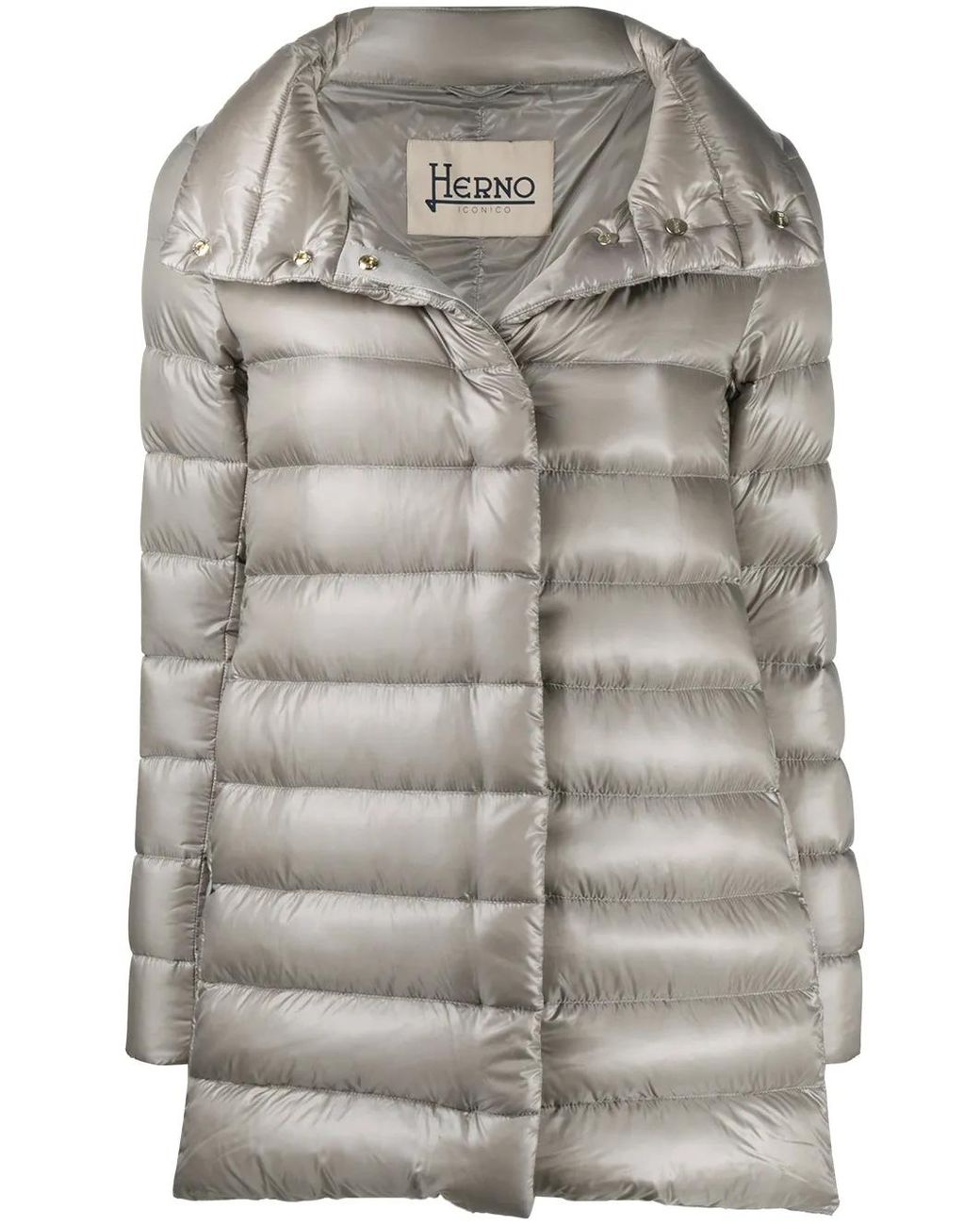 Herno Gray Winter Jackets
