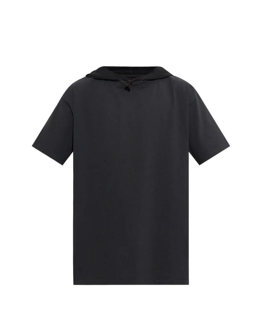 Maison Margiela Black Hooded T-Shirt for men