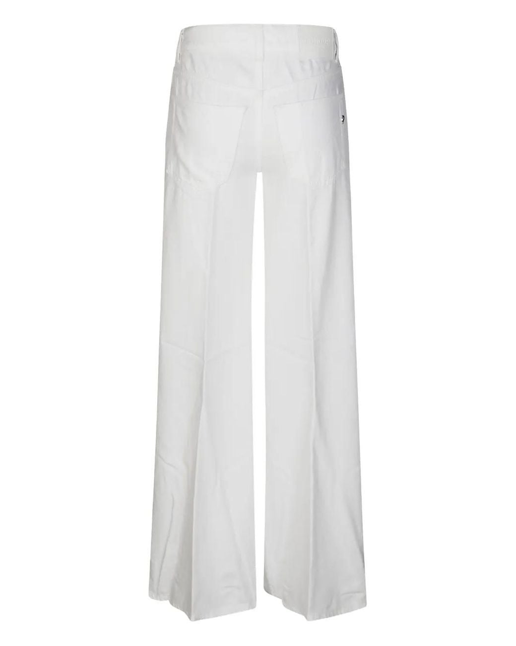 Dondup White Marlen Trousers