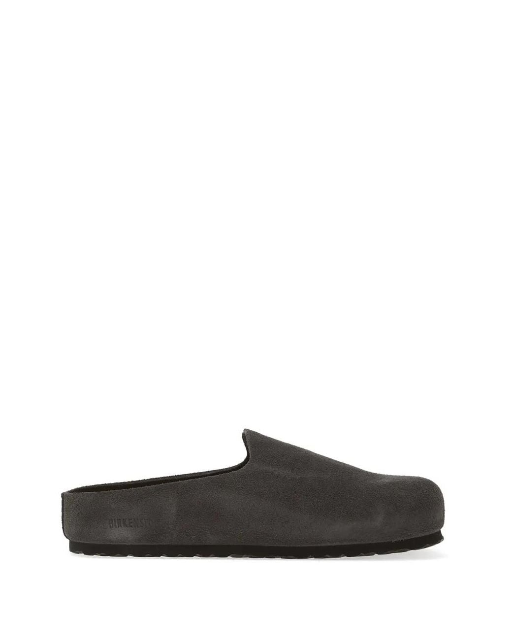 Birkenstock White Amsterdam Wrapped Suede Slip-On Mules
