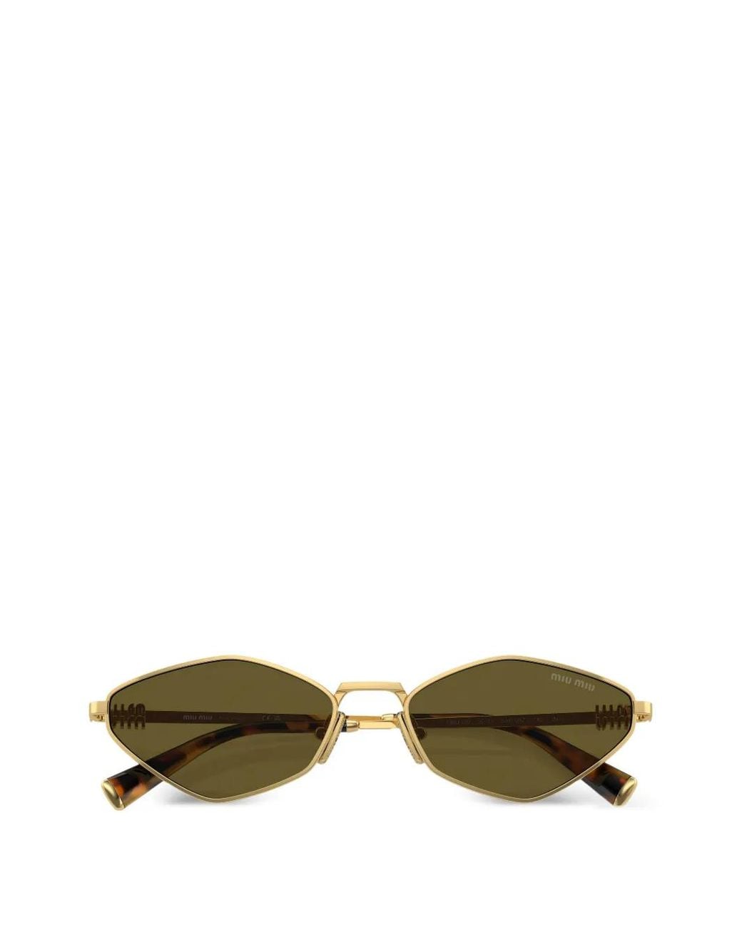 Miu Miu Multicolor Geometric Frame Regard Sunglasses