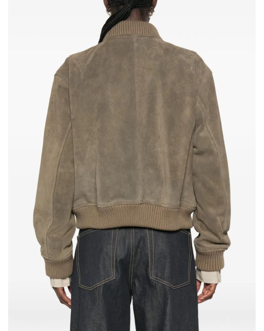 Veste Elysia En Cuir Arma en coloris Brown