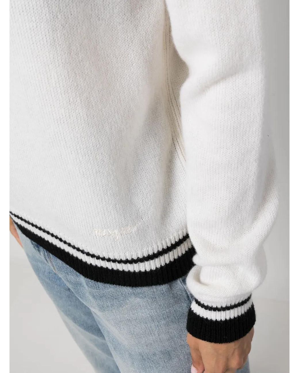 MSGM Blazer Van Wolmix in het White