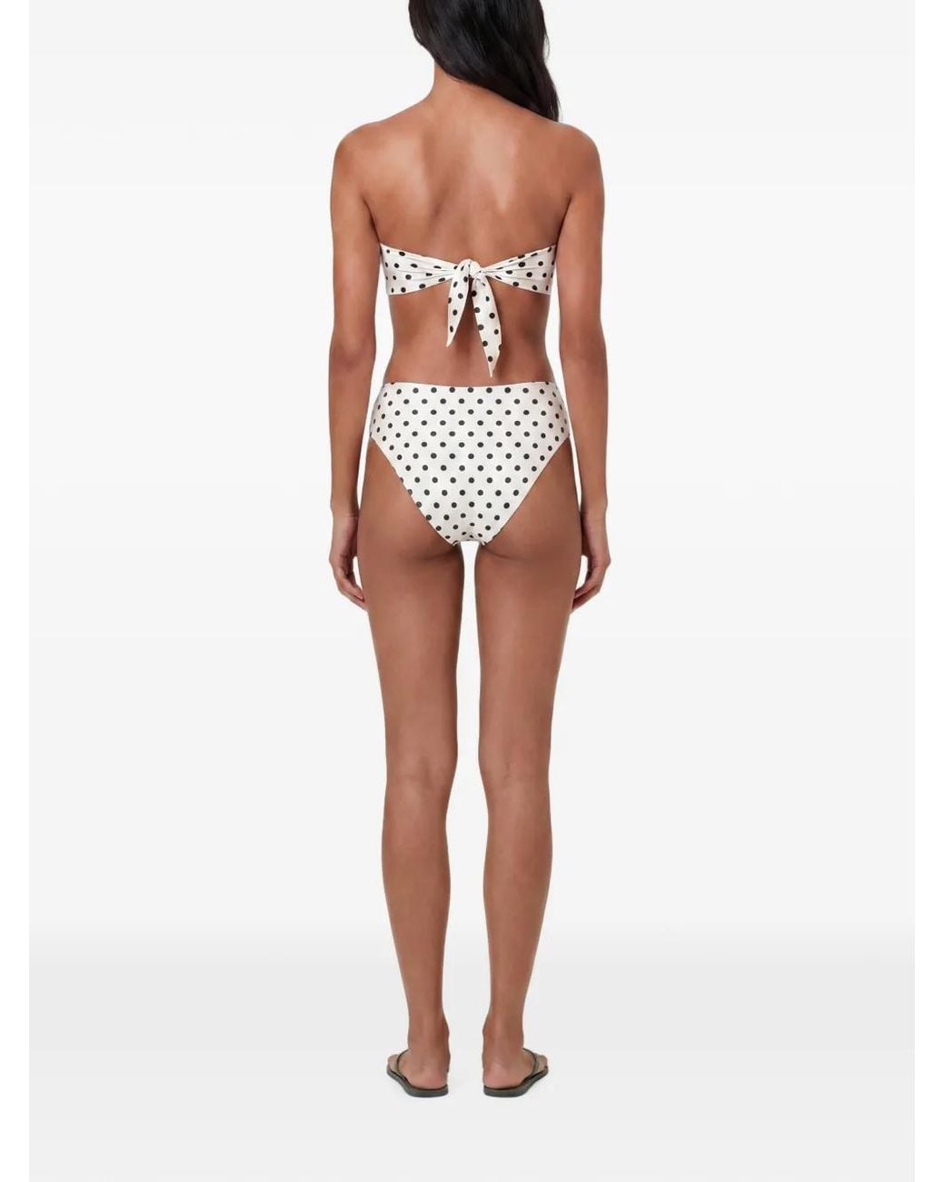 Nicholas White Nerea High Waist Bikini Bottoms