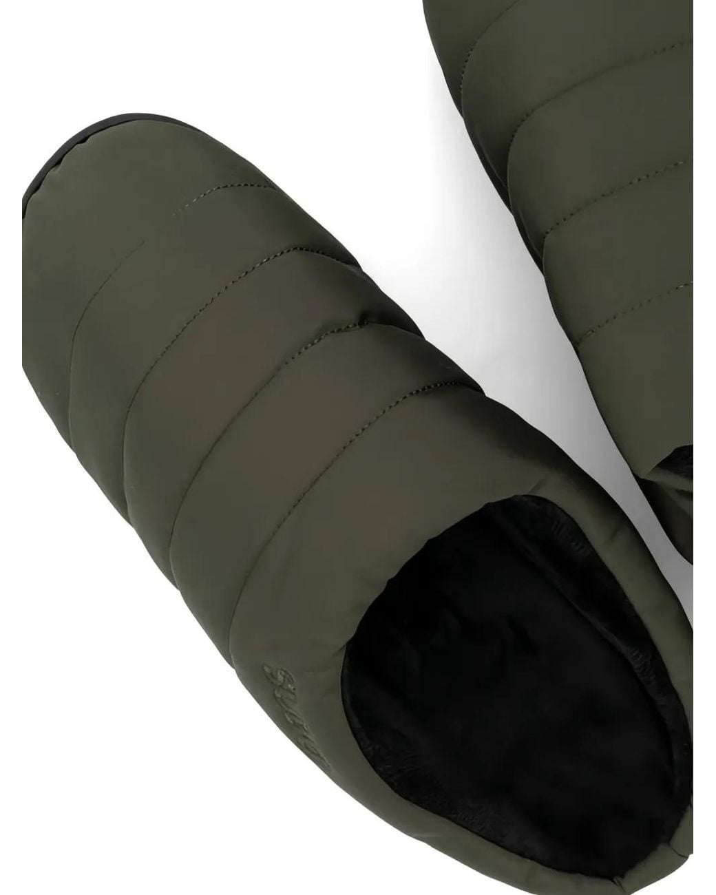 SUBU Green Quilted Slippers