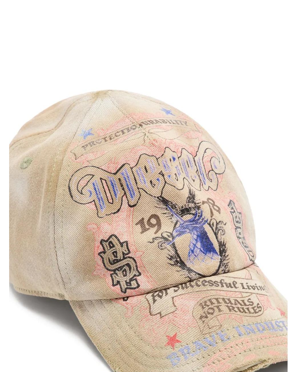 DIESEL Natural C-Ritual Cap for men