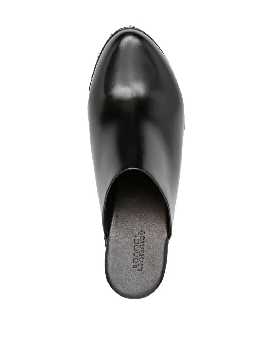 Isabel Marant Black Tsuko Leather Clogs