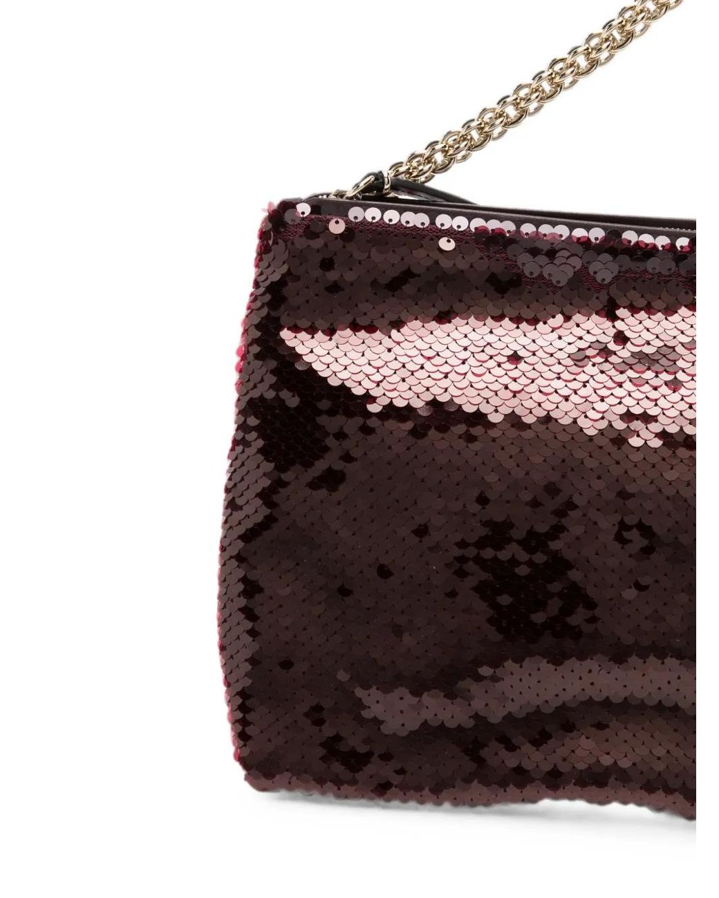 Jimmy Choo Black Callie Sequin-Embellished Clutch Bag