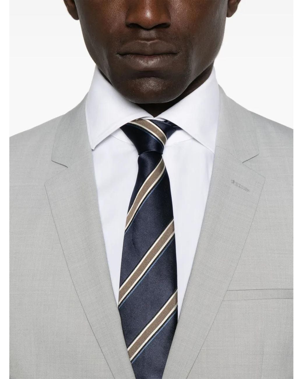 HUGO Gray Single-Breasted Suit for men