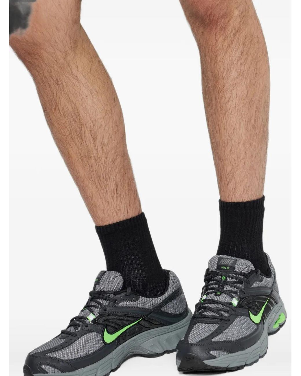 Nike Green Sport Shoes 'Air Max Moto 2K' for men