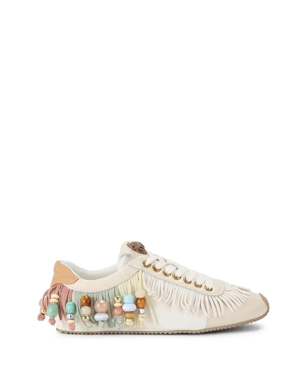Kurt Geiger White Sneakers Mit Fransen