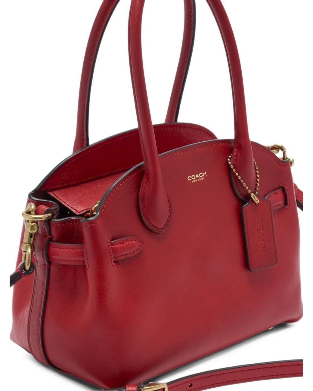 COACH Red 21 Empire Carryall Tote Bag