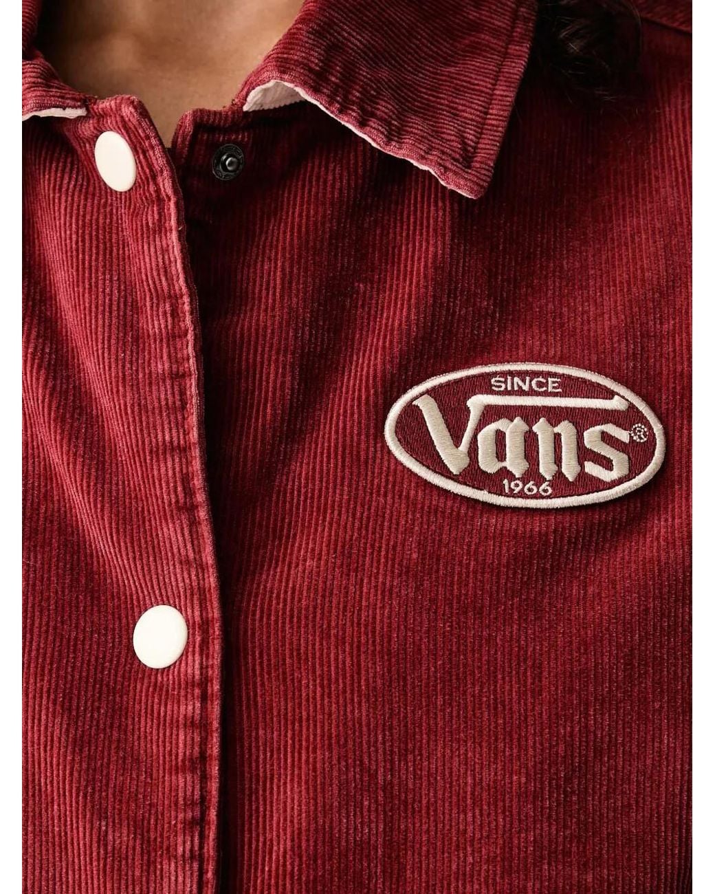 Vans Red Milliken Varsity Jacket