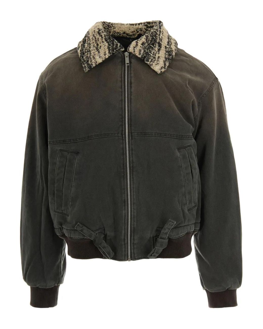 Axel Arigato Jassen ,Grijs ,Denim Grijze Denim Axis Jas in het Black voor heren
