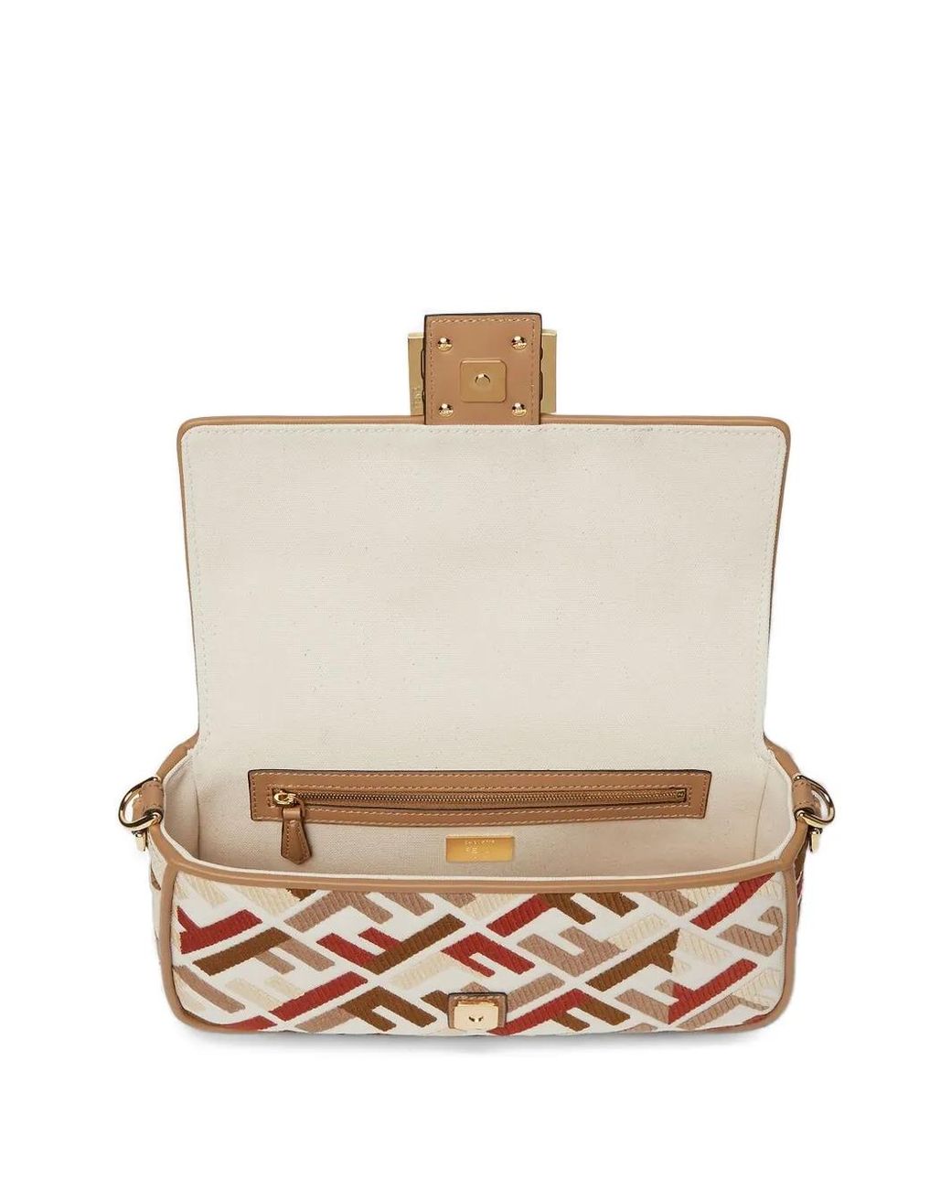 Fendi Metallic Baguette Shoulder Bag