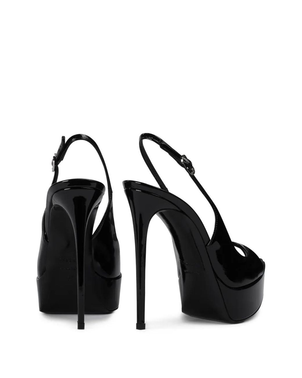 Le Silla Black Escarpins À Bride Arrière