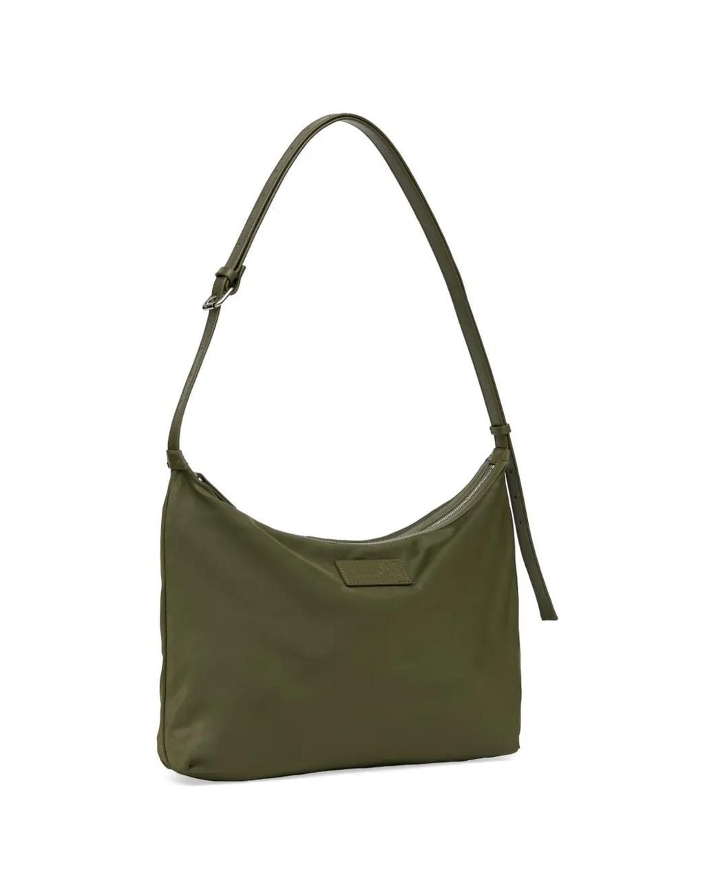 MM6 by Maison Margiela Green Logo-Patch Cross Body Bag