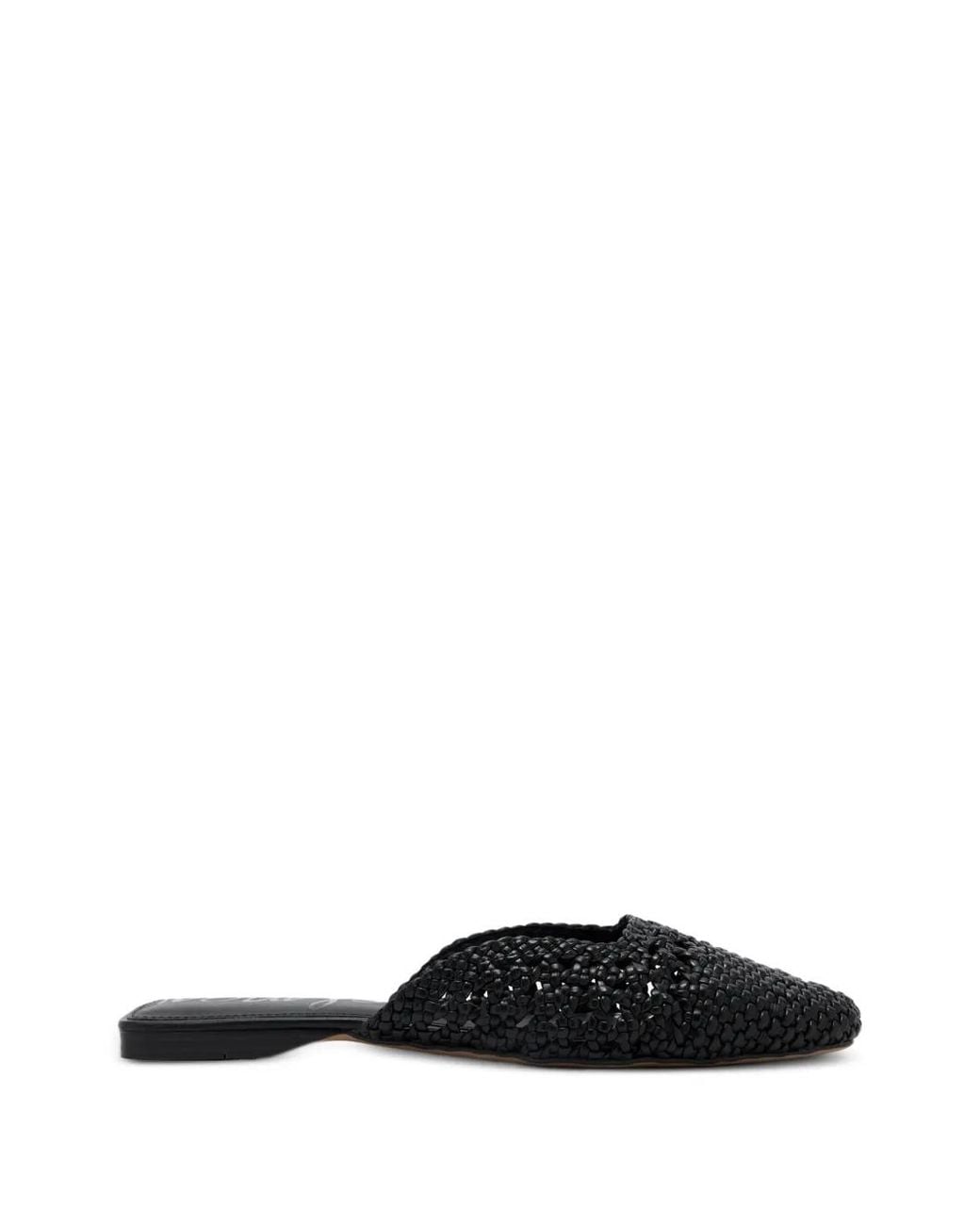 Sam Edelman Black Mules Nola À Design Tressé