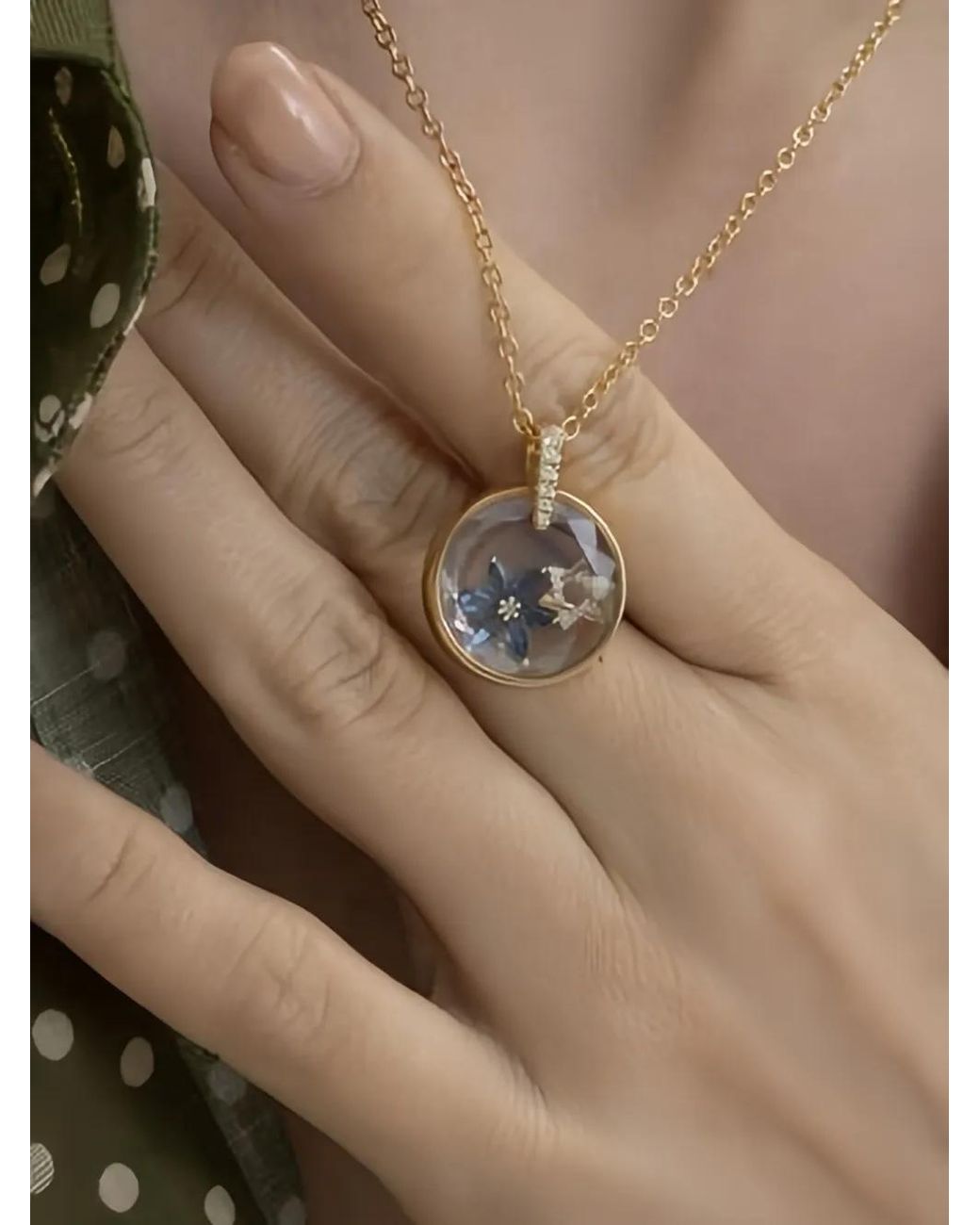 Loquet London Blue Bloom Sapphire And Diamond Charm