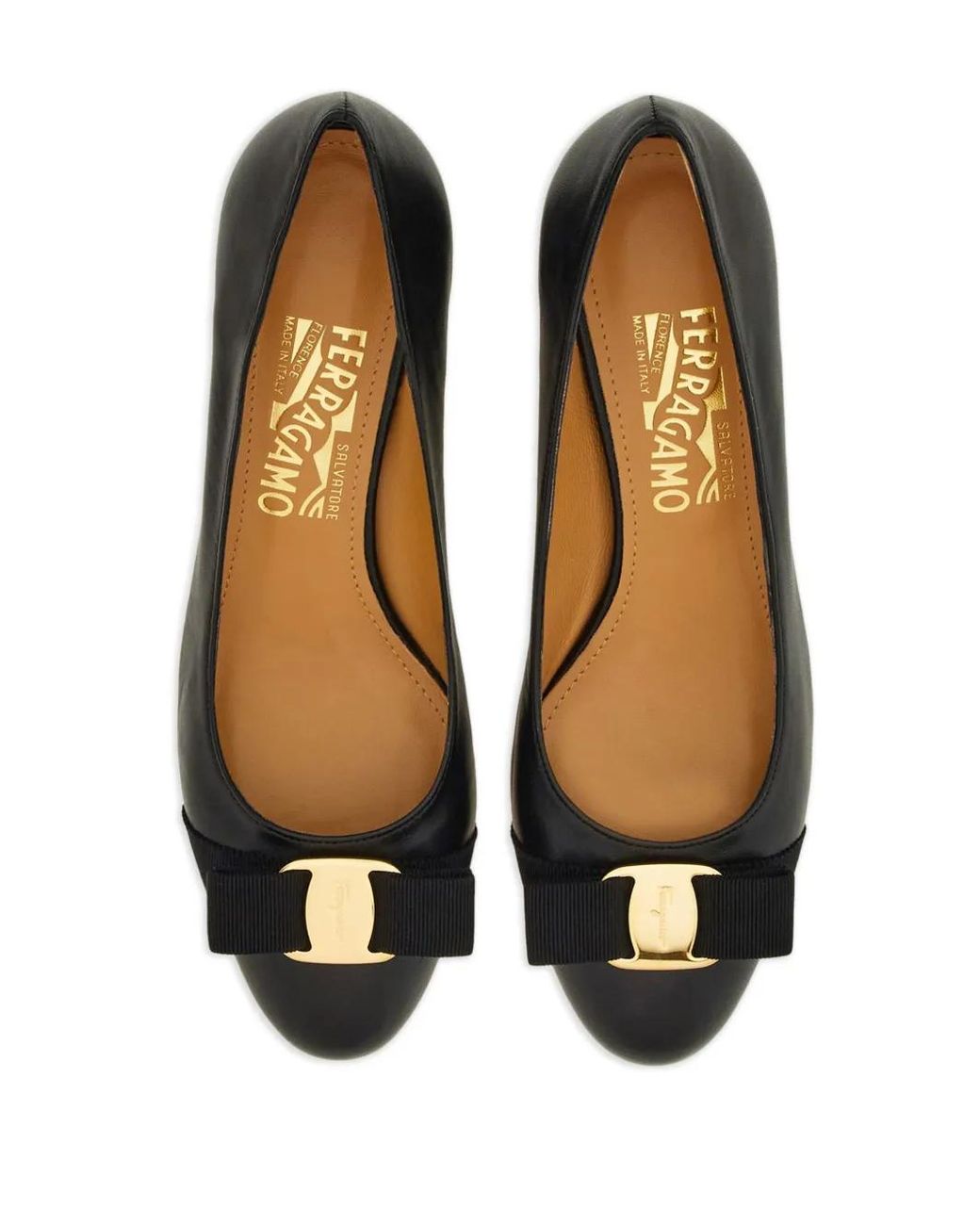 Ferragamo Black Vara Pumps 30Mm
