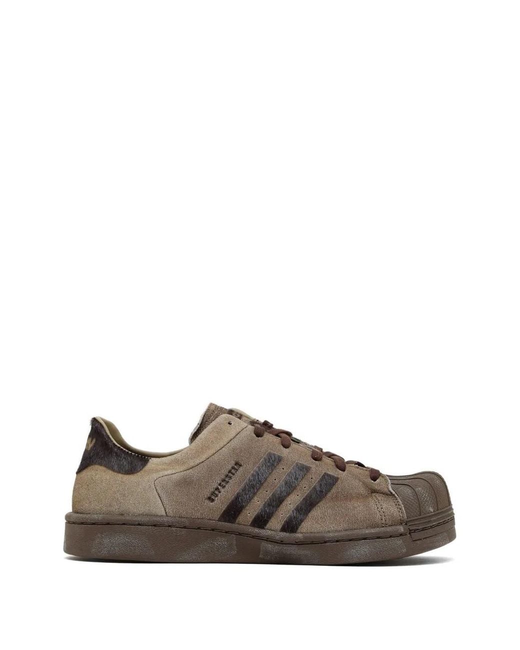 Adidas Brown Superstar By Avavav Sneakers