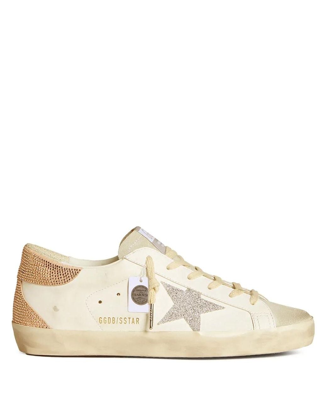 Golden Goose Deluxe Brand White Super Star Sneakers