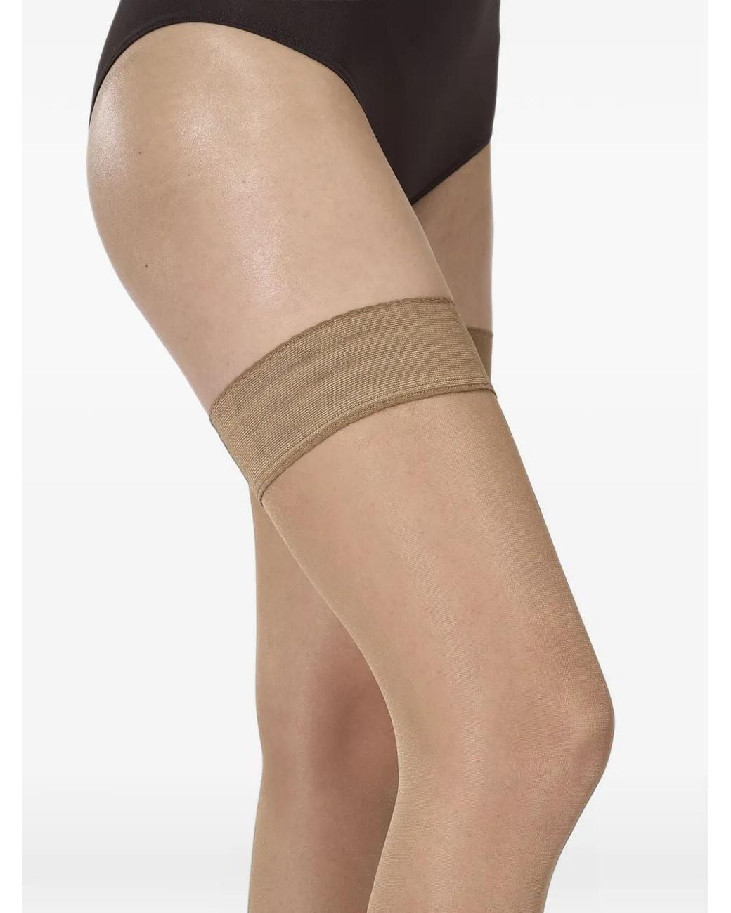 Wolford White 20 Stay-Up Stockings