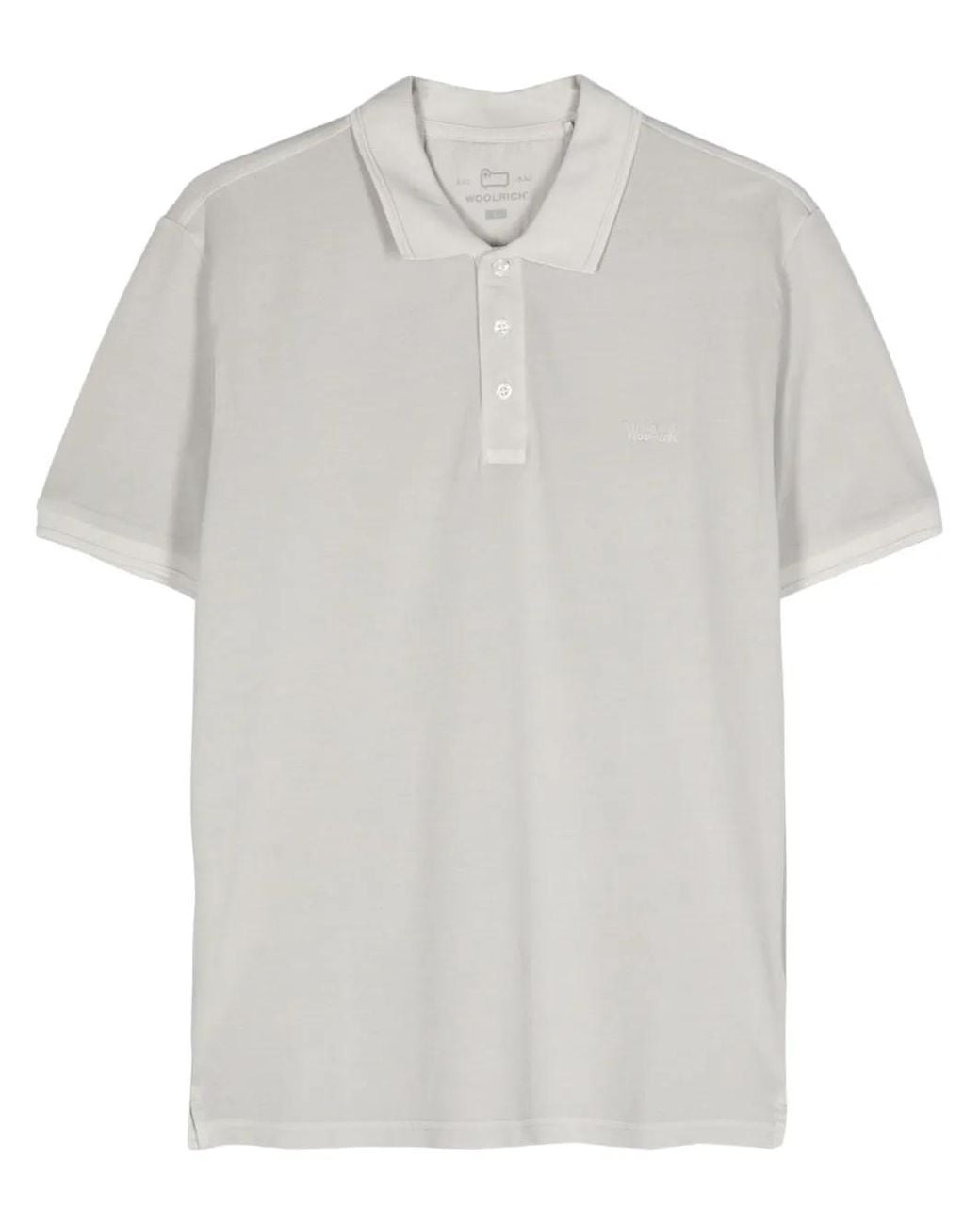Woolrich White Mackinack Polo Shirt for men