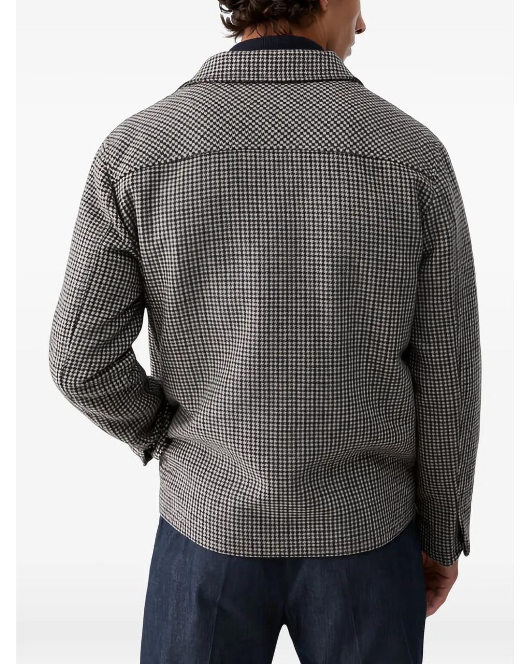Liu Jo Gray Jacket Overshirt for men