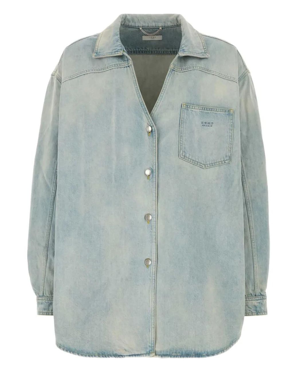 1989 STUDIO Blue Stone-Wash Denim Shirt